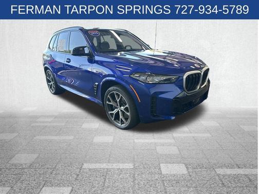 Blue 2025 BMW X5 M60i