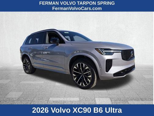 Silver 2026 Volvo XC90 B6 Ultra Dark Theme 7-Seater
