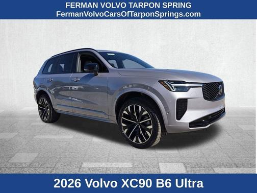 Silver 2026 Volvo XC90 B6 Ultra Dark Theme 7-Seater