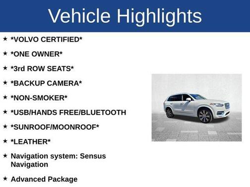 2022 Volvo XC90 T6 Inscription 7 Passenger
