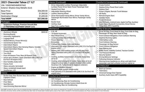 2021 Chevrolet Tahoe LT