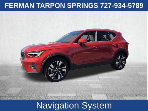 Red 2023 Volvo XC40 B5 Plus Bright Theme