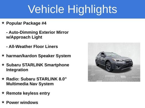 Magnetite Gray Metallic 2021 Subaru Crosstrek Limited