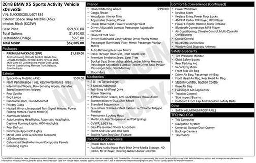 2018 BMW X5 xDrive35i