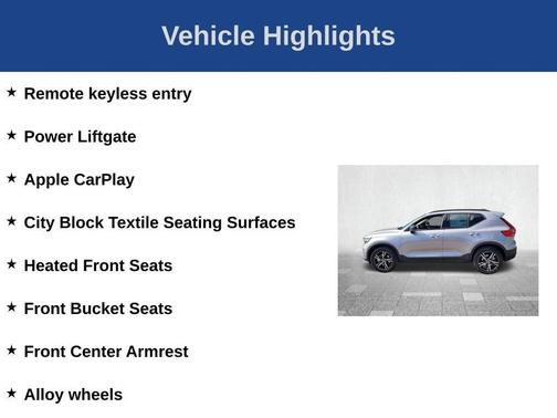2026 Volvo XC40 B4 Core