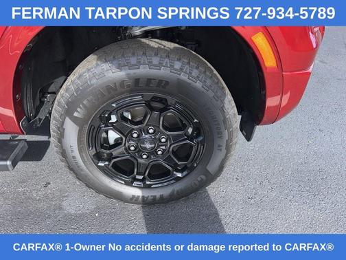Red 2025 Ford Ranger Lariat