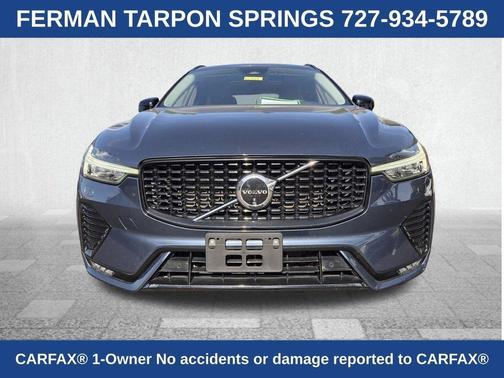 Blue 2024 Volvo XC60 B5 Plus Dark Theme