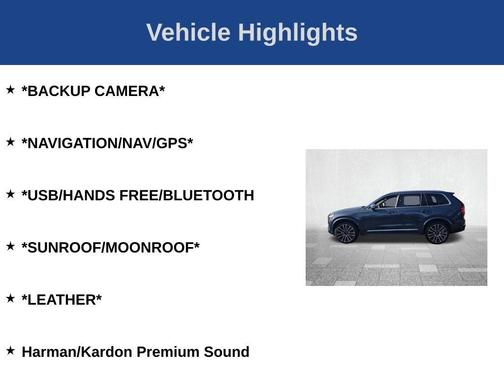 Blue 2026 Volvo XC90 B6 Plus 7-Seater