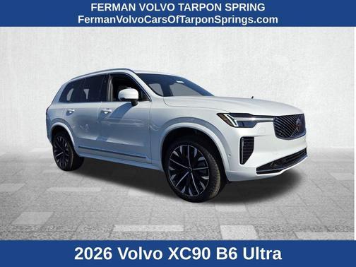 White 2026 Volvo XC90 B6 Ultra 7-Seater