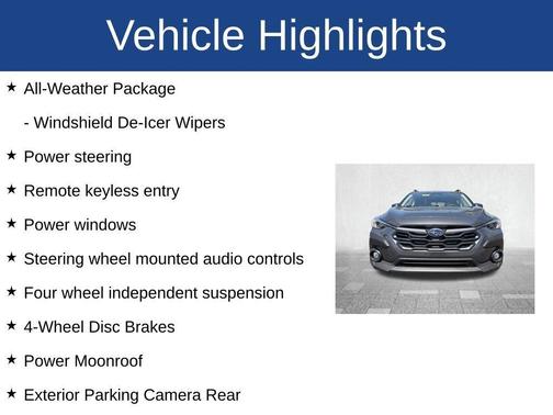 Gray 2025 Subaru Crosstrek Premium