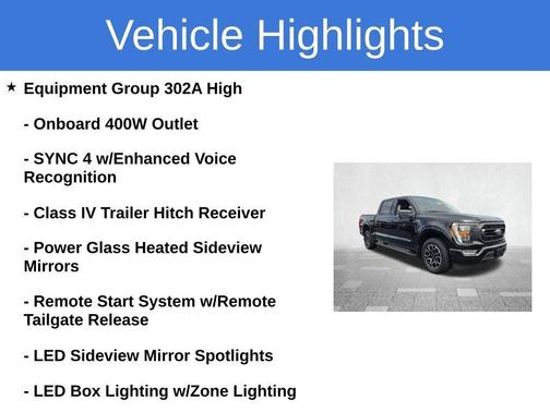 Black 2021 Ford F-150 XLT