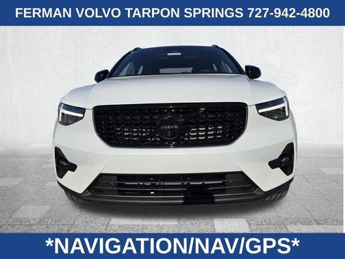 White 2026 Volvo XC40 B5 Ultra Black Edition