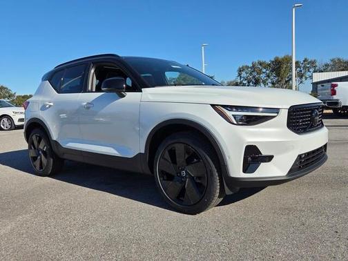 White 2026 Volvo XC40 B5 Ultra Black Edition
