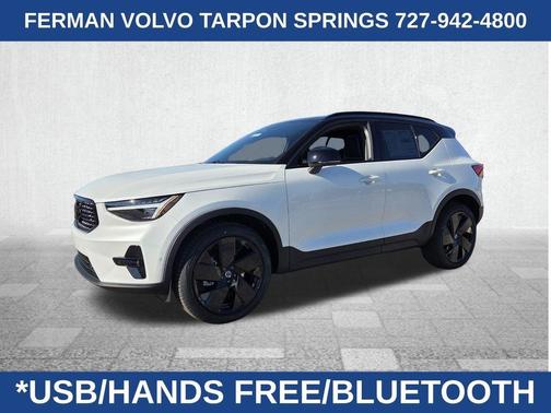 White 2026 Volvo XC40 B5 Ultra Black Edition