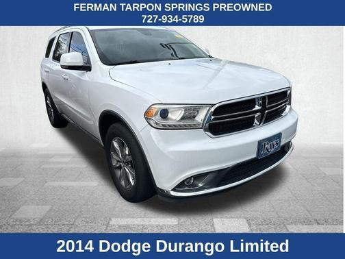 White 2014 Dodge Durango Limited