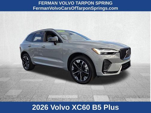 Gray 2026 Volvo XC60 B5 Plus