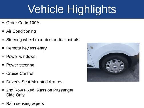 White 2022 Ford Transit Connect XL
