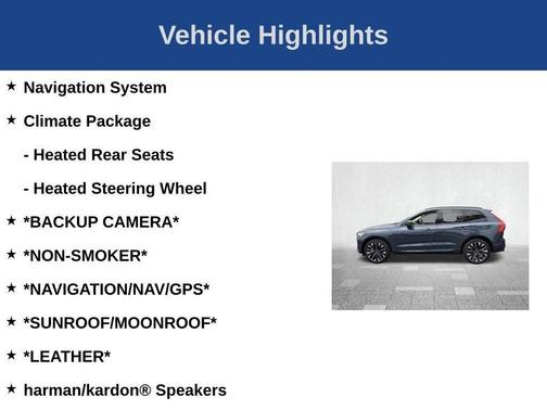 Blue 2026 Volvo XC60 B5 Ultra