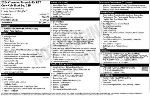 2024 Chevrolet Silverado EV RST