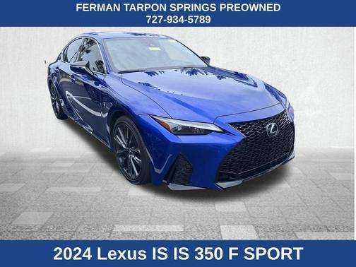 Blue 2024 Lexus IS 350 F Sport