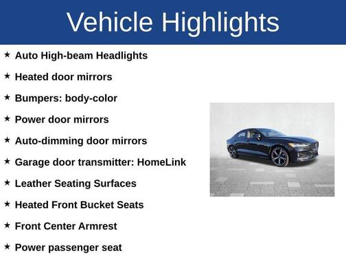 Black 2024 Volvo S60 B5 Plus Dark Theme