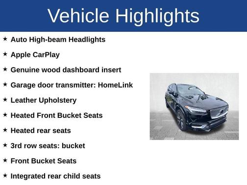 Black 2025 Volvo XC90 B5 Plus