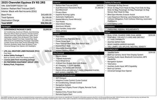 2025 Chevrolet Equinox EV RS