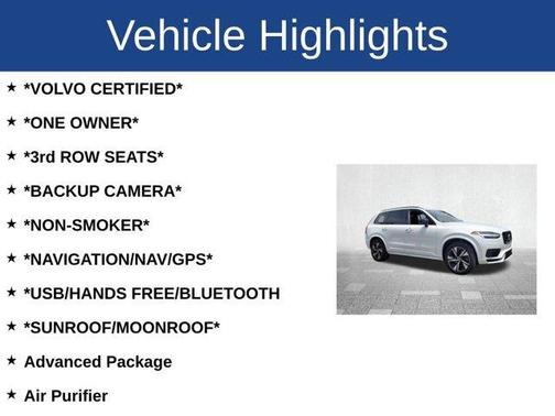 2022 Volvo XC90 Recharge Plug-In Hybrid T8 R-Design Extended Range 7P