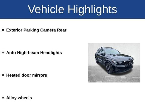 Black 2024 Volvo XC40 CORE