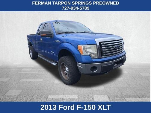 Blue 2013 Ford F-150 XLT