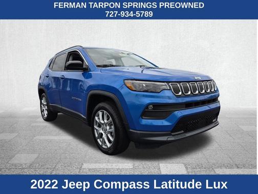 Blue 2022 Jeep Compass Latitude Lux