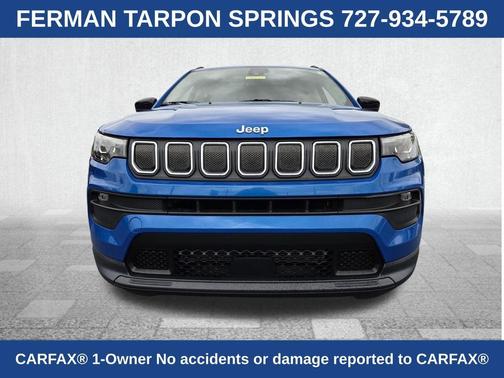 Blue 2022 Jeep Compass Latitude Lux