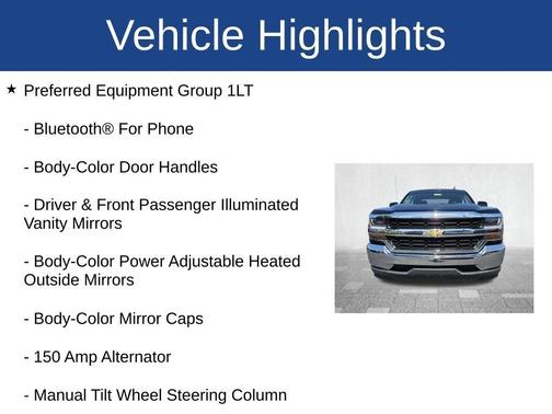 Black 2018 Chevrolet Silverado 1500 1LT