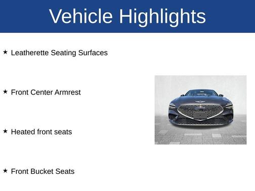 Gray 2025 Genesis G70 2.5T