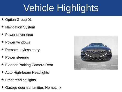 Gray 2025 Genesis G70 2.5T