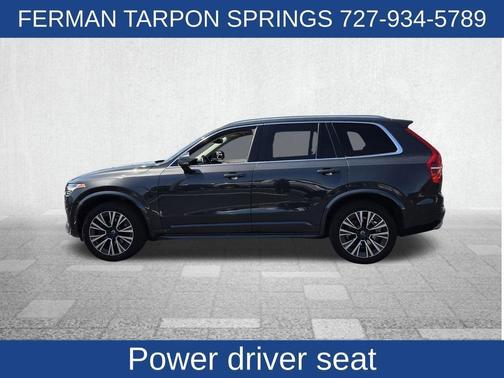 Gray 2021 Volvo XC90 T6 Momentum 6 Passenger