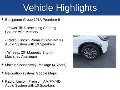White 2026 Lincoln Aviator Premiere