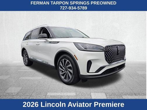 White 2026 Lincoln Aviator Premiere