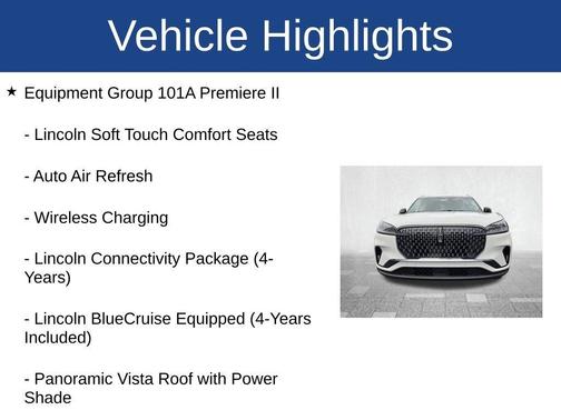 White 2026 Lincoln Aviator Premiere