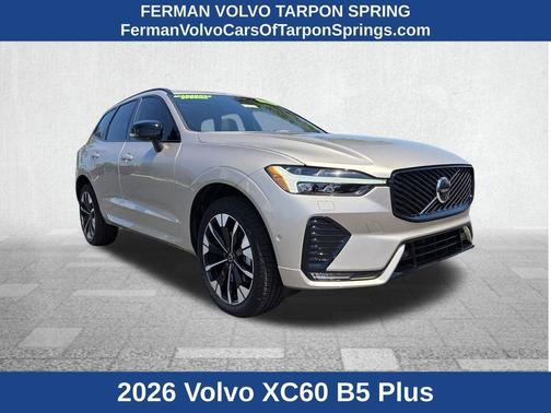 Gray 2026 Volvo XC60 B5 Plus