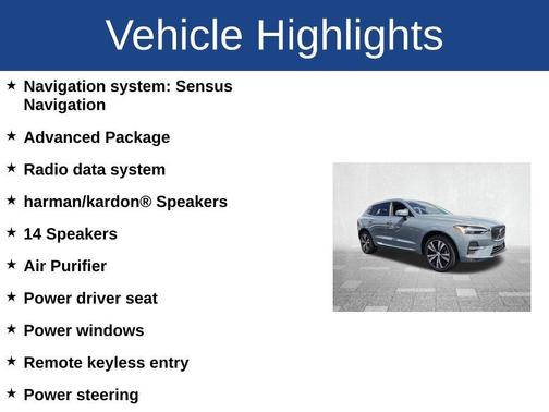 Gray 2022 Volvo XC60 B5 Inscription