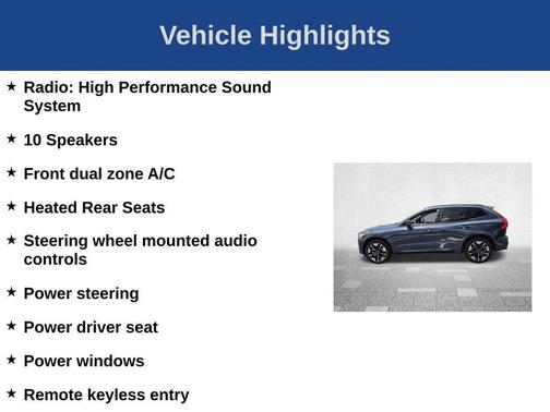 Blue 2026 Volvo XC60 B5 Plus