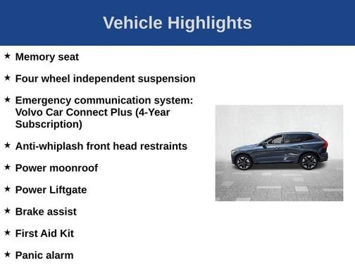 Blue 2026 Volvo XC60 B5 Plus