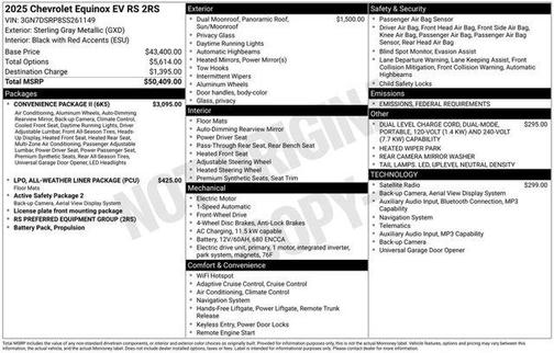 2025 Chevrolet Equinox EV RS