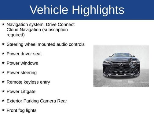 Black 2025 Lexus NX 250 Base