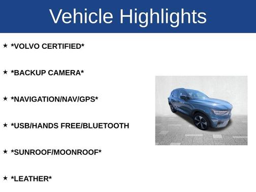 2025 Volvo XC40 B5 Plus Dark Theme