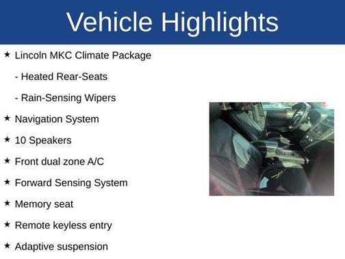 2018 Lincoln MKC Reserve