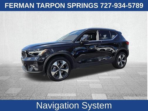 Black 2024 Volvo XC40 B5 Plus Bright Theme