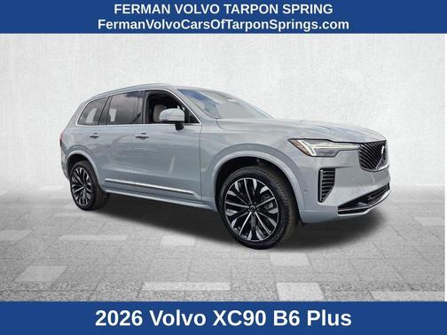 Gray 2026 Volvo XC90 B6 Plus 7-Seater