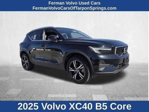 Black 2025 Volvo XC40 B5 Core Bright Theme